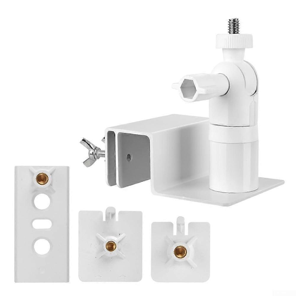 Robust Gutter Mount Bracket for Ring, Arlo, EufyCam - White Security Camera Accessory for Home Safety