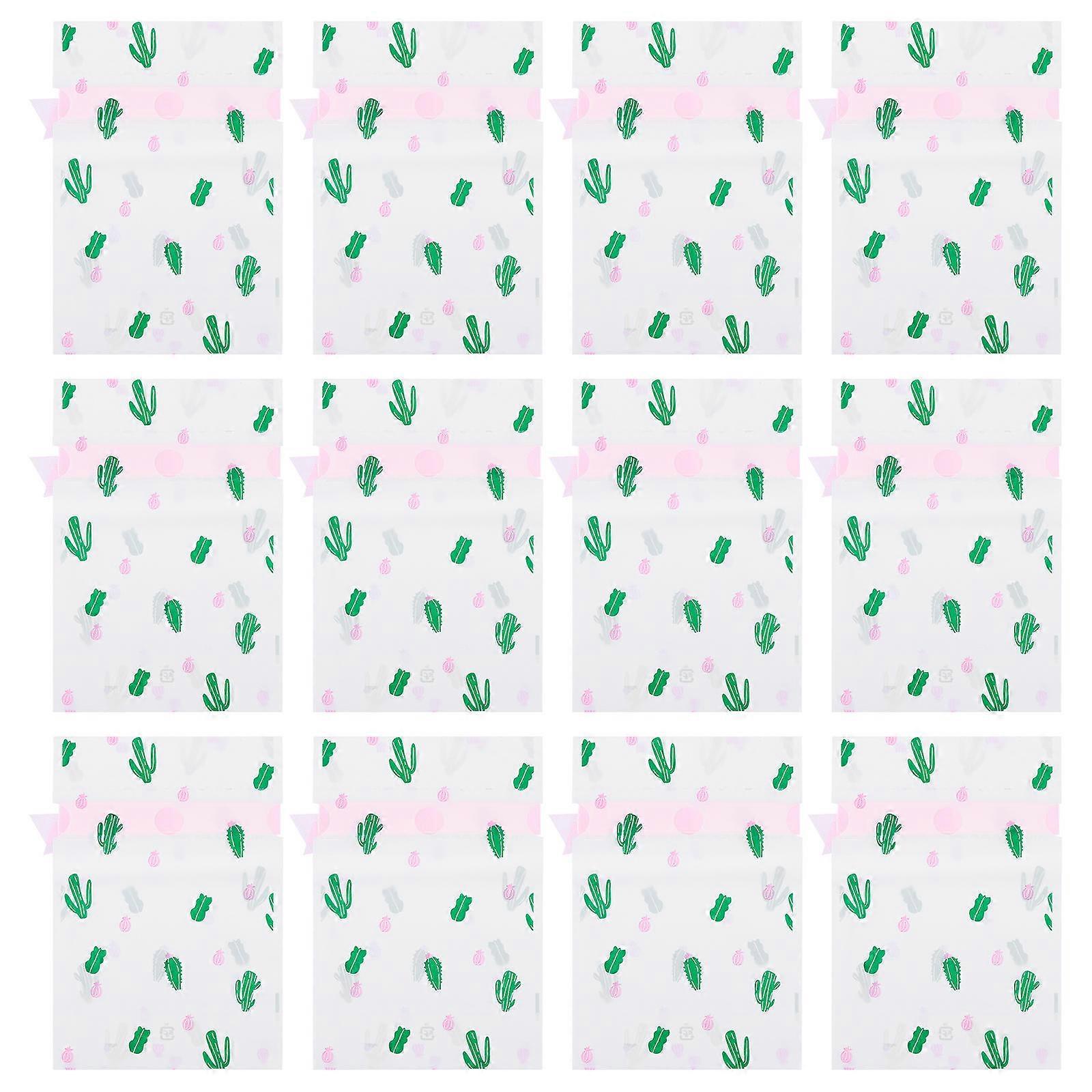 Party Supplies Design Drawstring Bags Storage present Wrapping 17X12CM Green 50Pcs Set