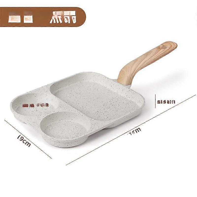 3 in 1 breakfast pan omelette pan induction cooker non stick pan multi function