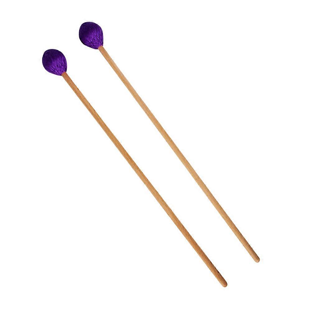 Green Synthetic Xylophone Hammers for Instrument Use Durable Smooth Surface 2 Pcs
