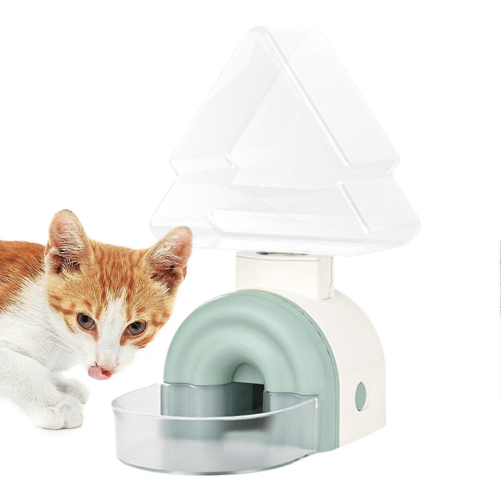 Cat Water Feeder, 520ml Automatic Pine Fountain, Hangable, Ideal for Cat Bunny Ferret