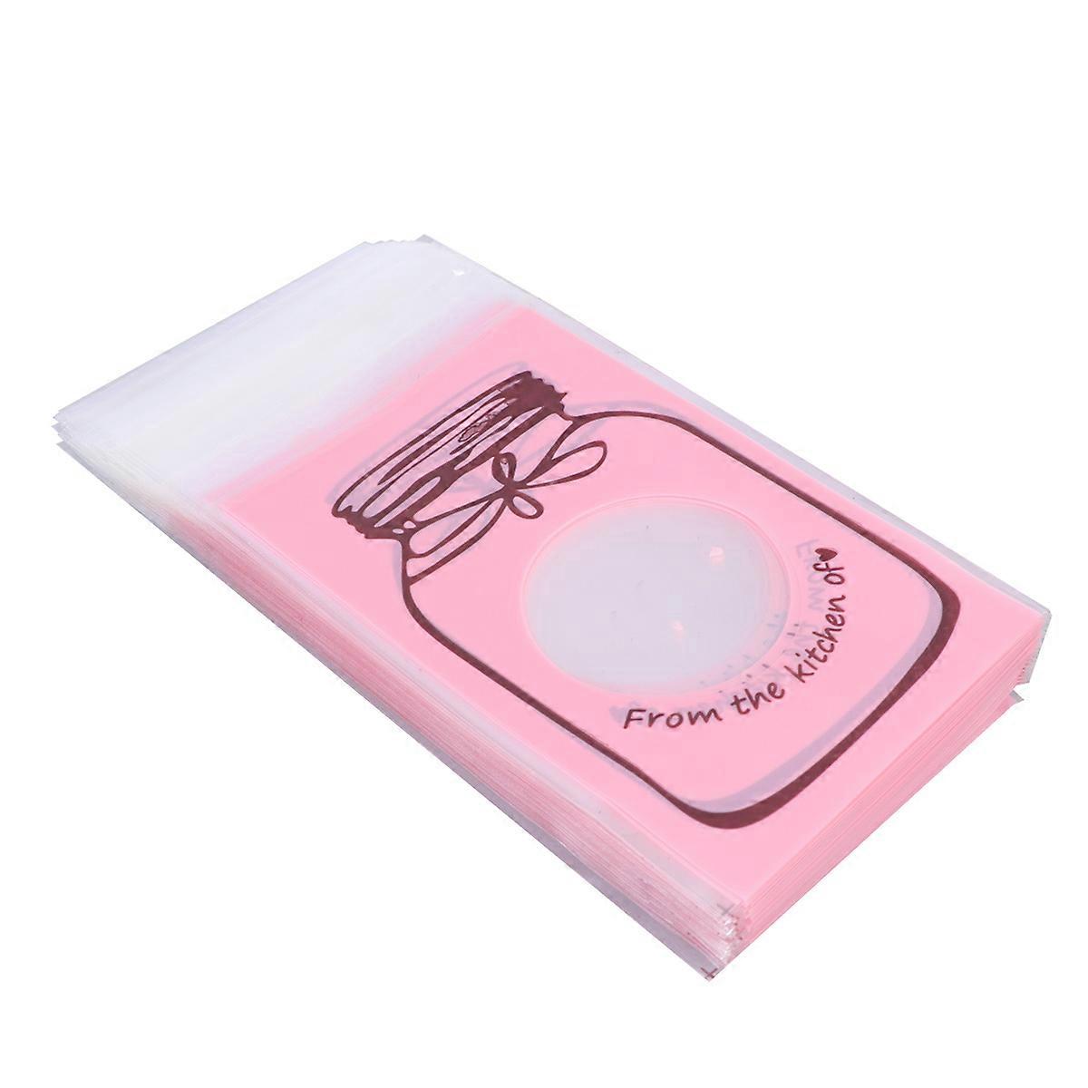 Bottle Pattern Self Sealing Plastic Bags for Storage Use Cute Cellophane Packages with Resealable