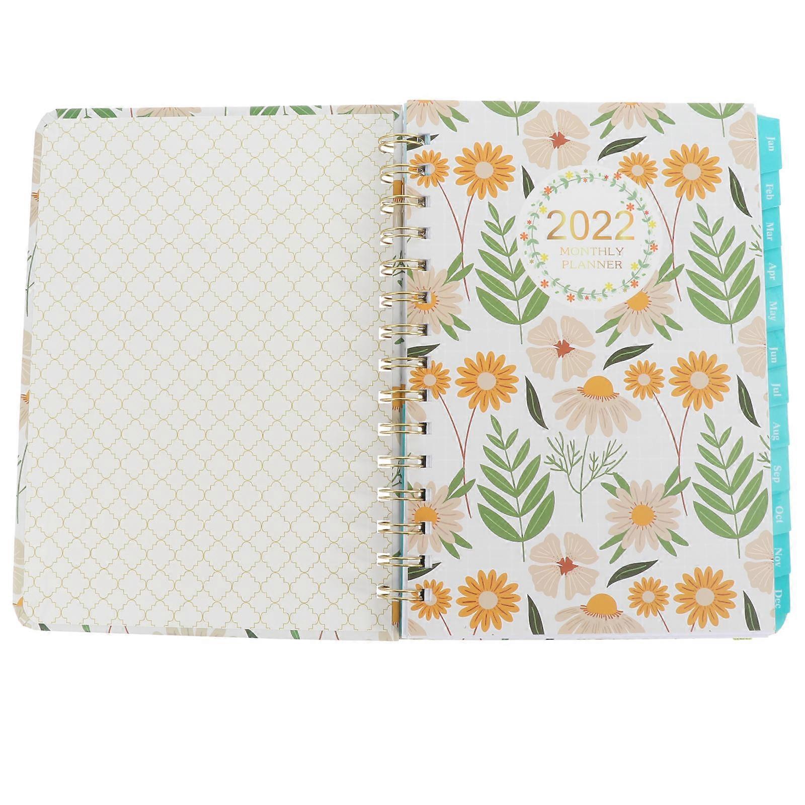 Notebook Calendar For Office Workers Planning Calendars Time Management 8 5X7X1CM 1Set