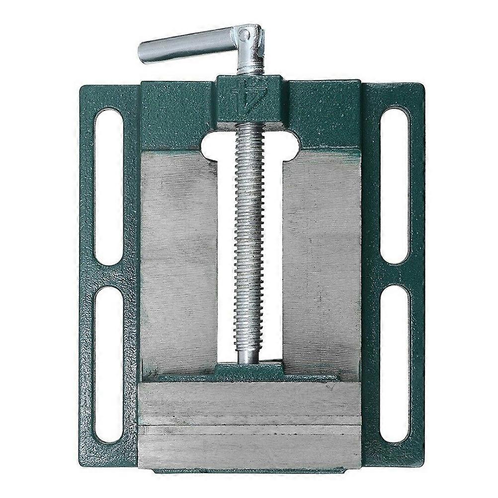 Iron Drill Press Vise for Woodworking Hold and Easy Adjustments 4 Inch Size