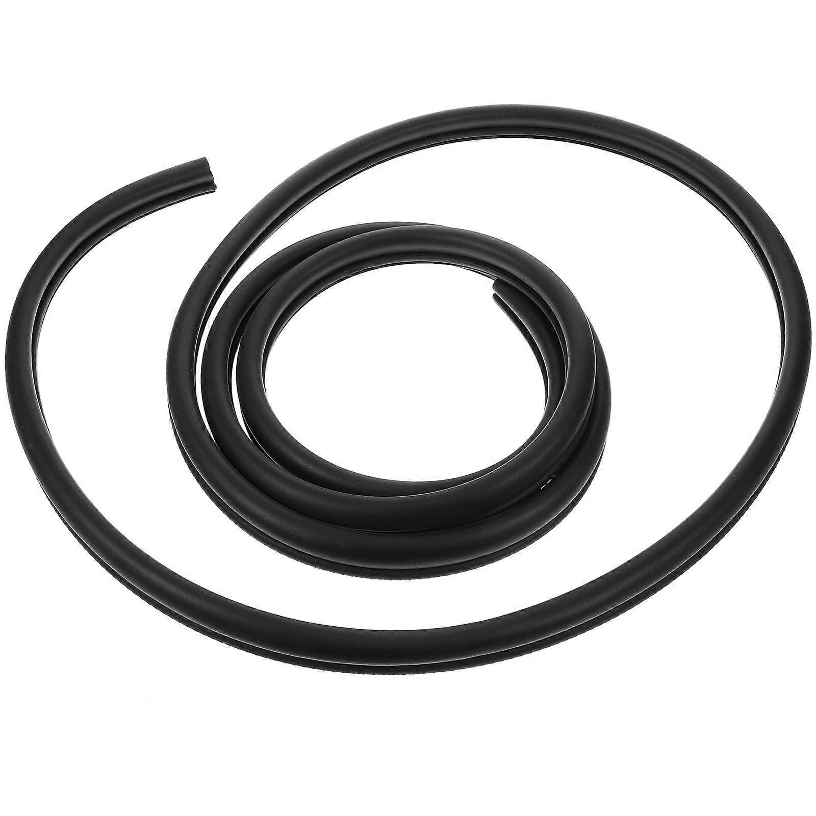 Car Door Protector Guard Rubber Strip Rain and Wind Protection 3 Meters Black Noise Reduction 1Pcs