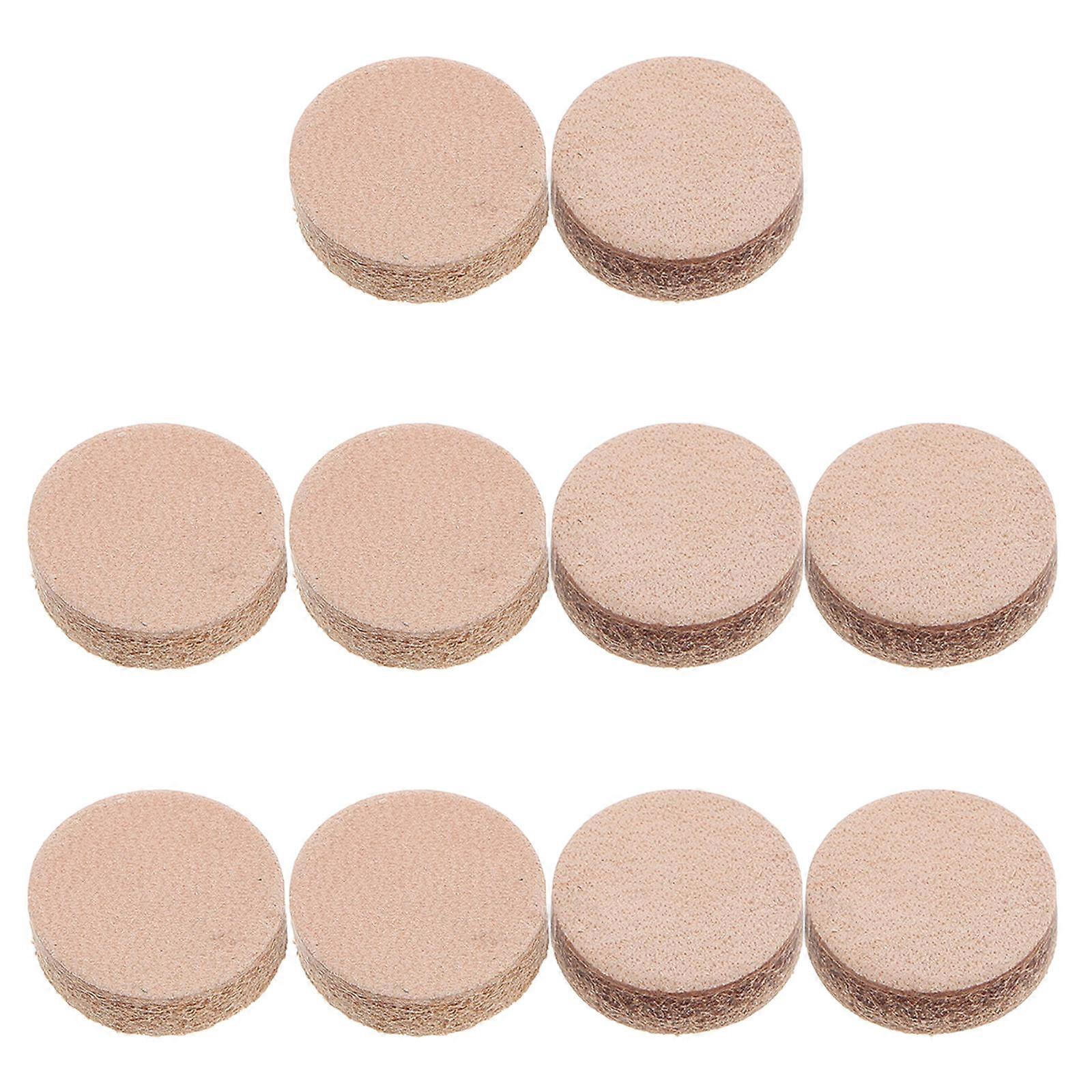 PU Billiard Stick Tips for Pool Cues and Snooker Sticks with Easy Installation Lightweight Design for Protection Khaki 10pcs