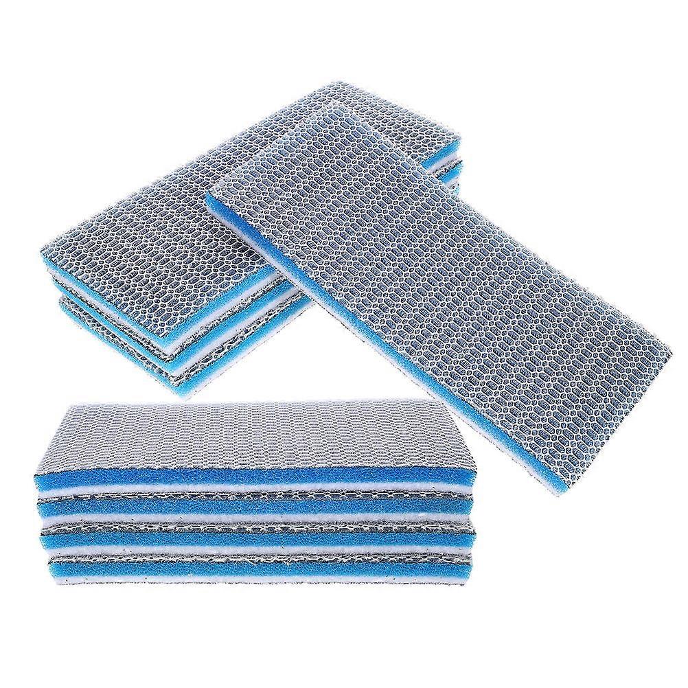 Tank Filter Pads For Aquariums Fish Keeping Filtration Bacteria Cultivation 8Pcs Blue Polyester