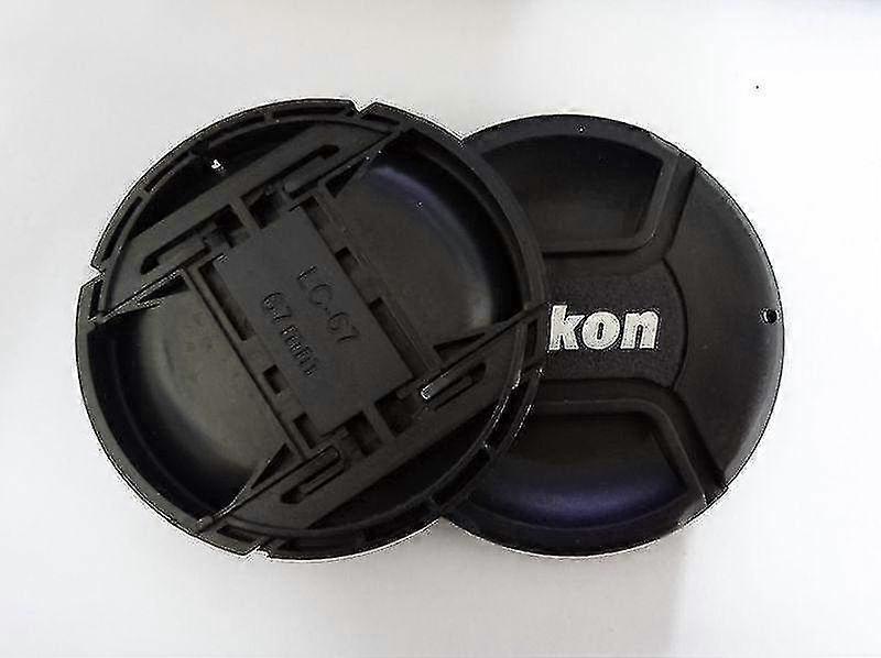 55mm Camera Lens Cap for Nikon - Protective Cover Compatible with DSLR & Mirrorless Cameras