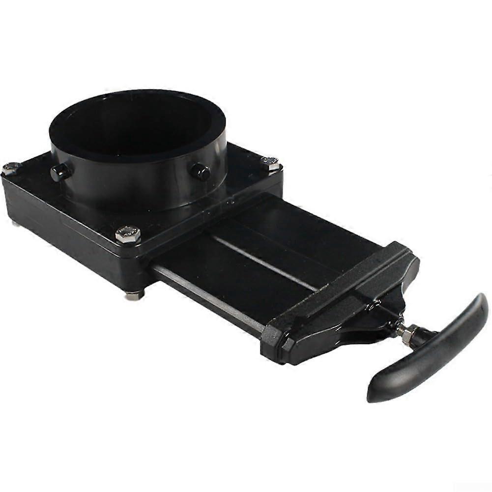 Stable 7.6 cm drain valve,  replacement for motorhome wastewater systems with improved flow control.