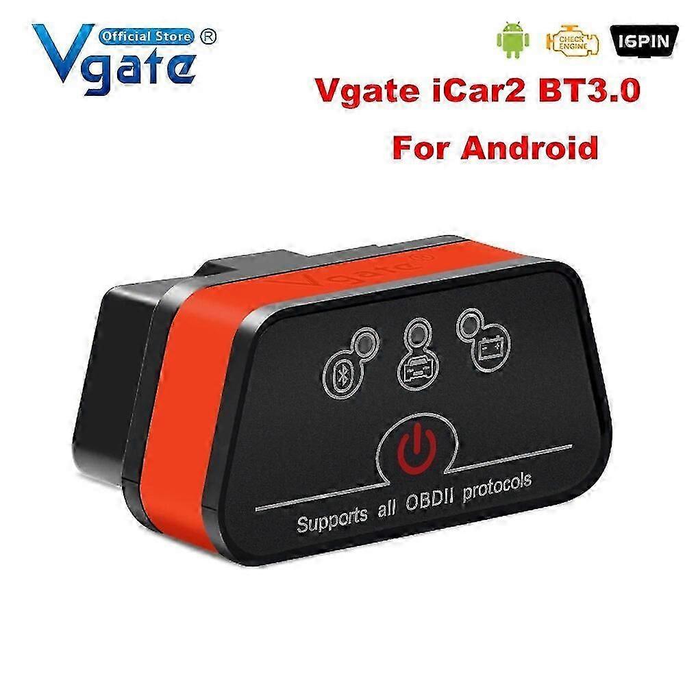 Vgate iCar2 ELM327 Car Diagnostic OBD 2 OBD2 Scanner Auto Tool iCar 2 Bluetooth 3.0 for Android Code Reader PK elm 327 V 1 5
