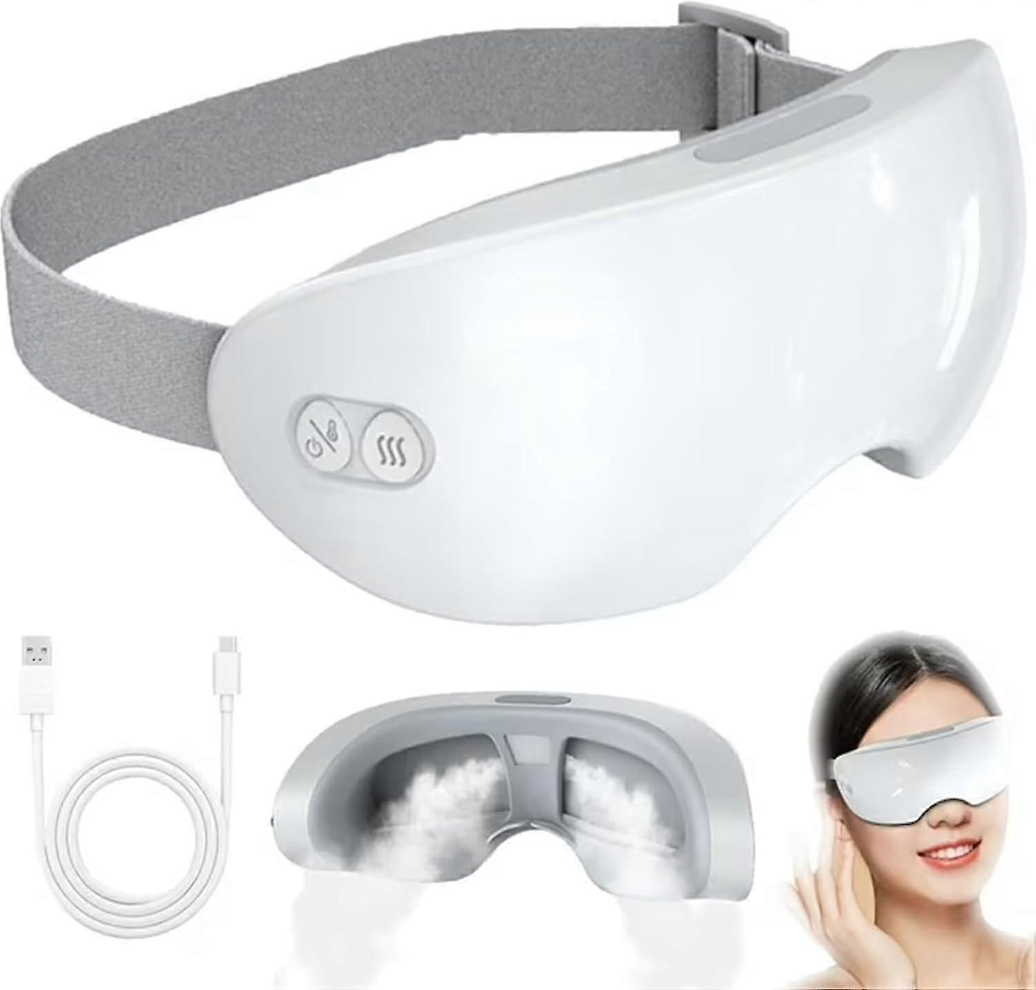 Eyerelis Steam Therapy Eye Mask with Adjustable Smart Hot & Cold,Eyerelief Mask for Dark Circles, Puffiness, Dry Eyes Relief