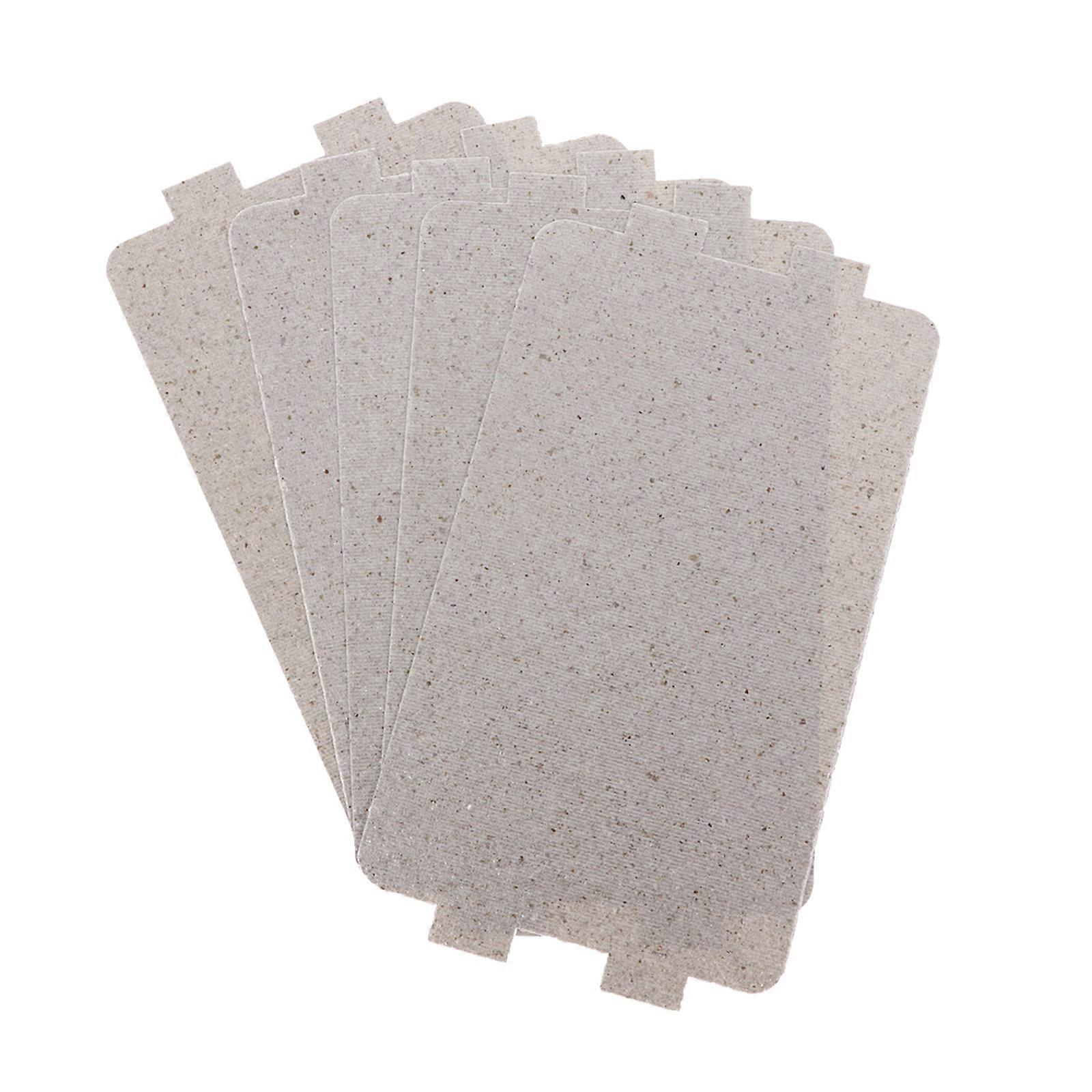Microwave Mica Plate Sheet 5 Pcs Flat Heat-resistant Insulation Plate For Microwave Oven Use 11.5X6.5X0.04CM