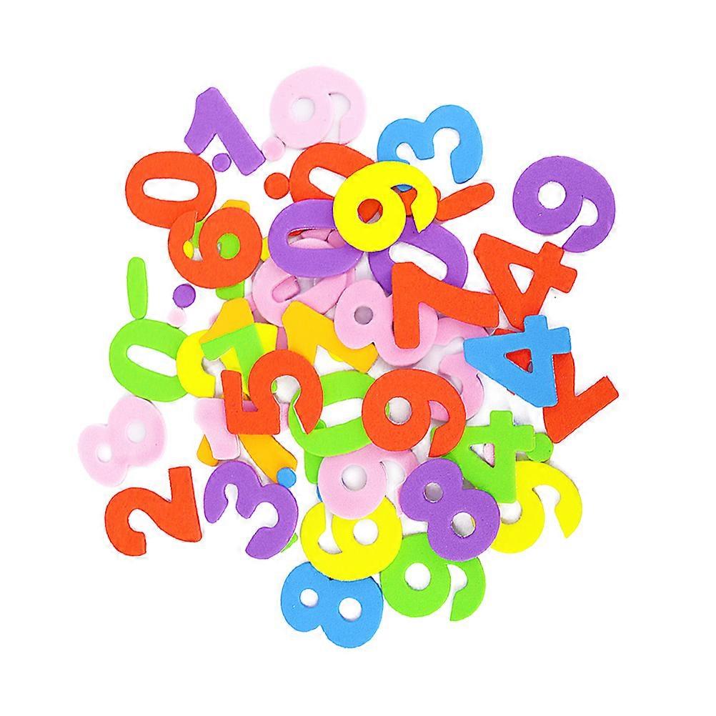 Number Stickers For Kids 3D Painting Handcraft Activities Assorted Color Creativity Stimulation 5 Sets