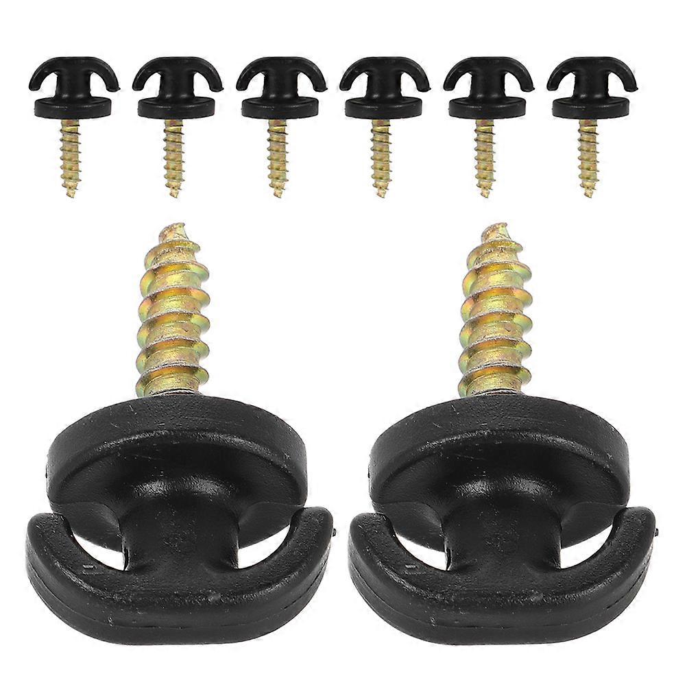 Item Hanging 8Pcs Car Hook Mounting Points Metal Cargo Net Replacement Hooks Designed For Car Travel And Trunk Storage