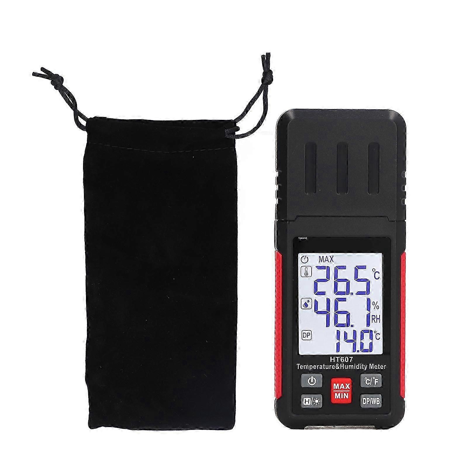 Handheld Temperature Humidity Meter High Accuracy ABS Hygrometer Thermometer Temp Detector