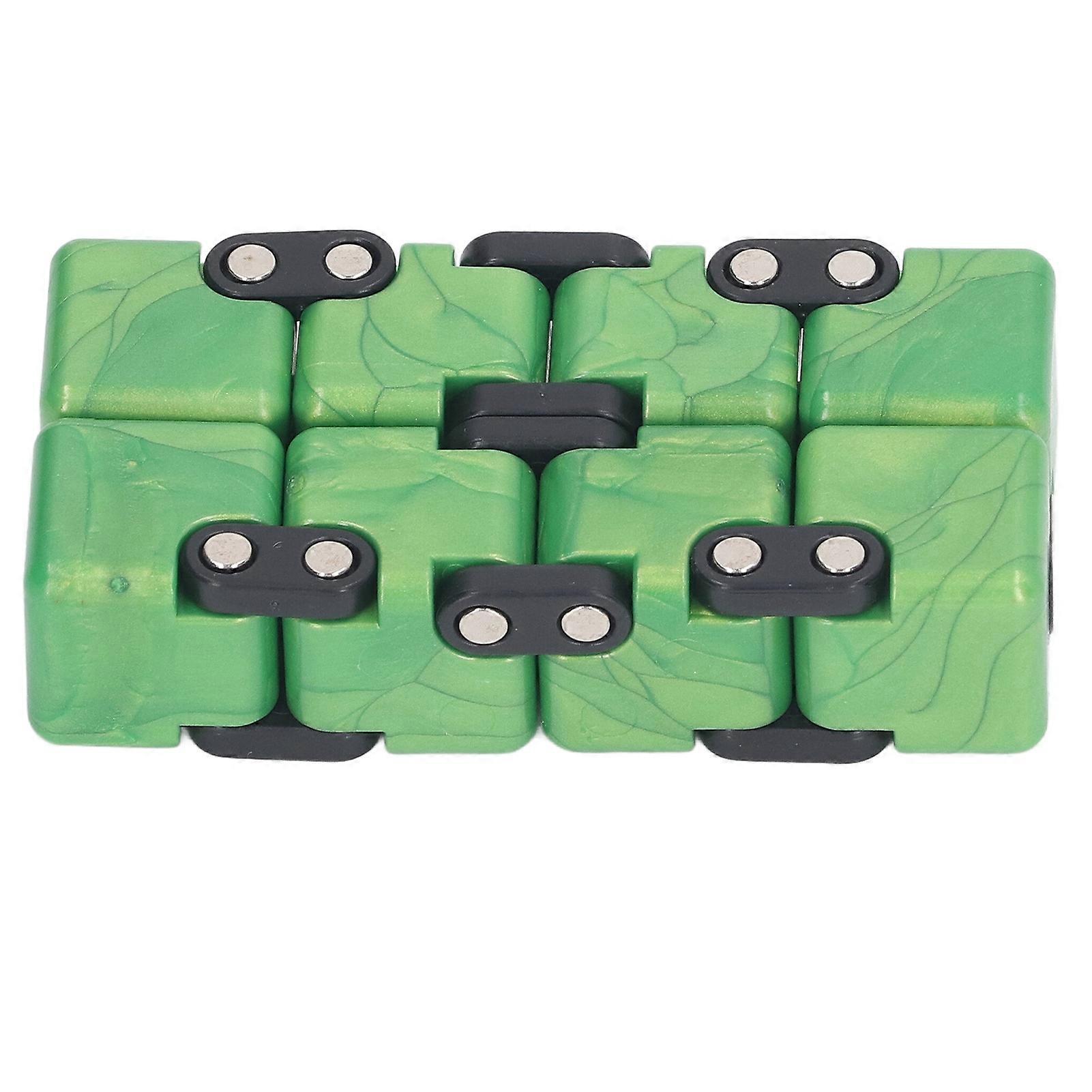 Infinite Flipping Toy Improve Logical Thinking Reduce Anxiety Folding Decompression Toy Green