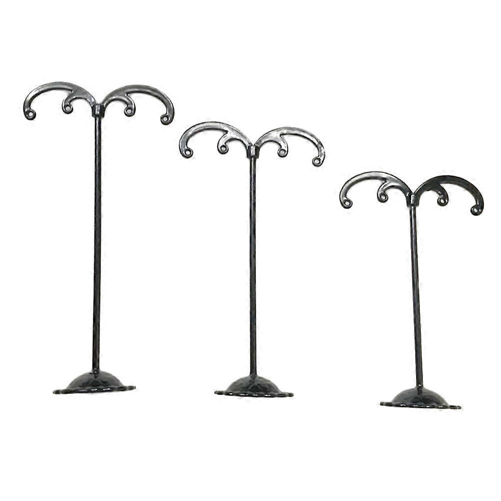 Earrings Display Stand for Home or Store Black Metal Organizer with 3 Sizes Available Quick Access to Collections