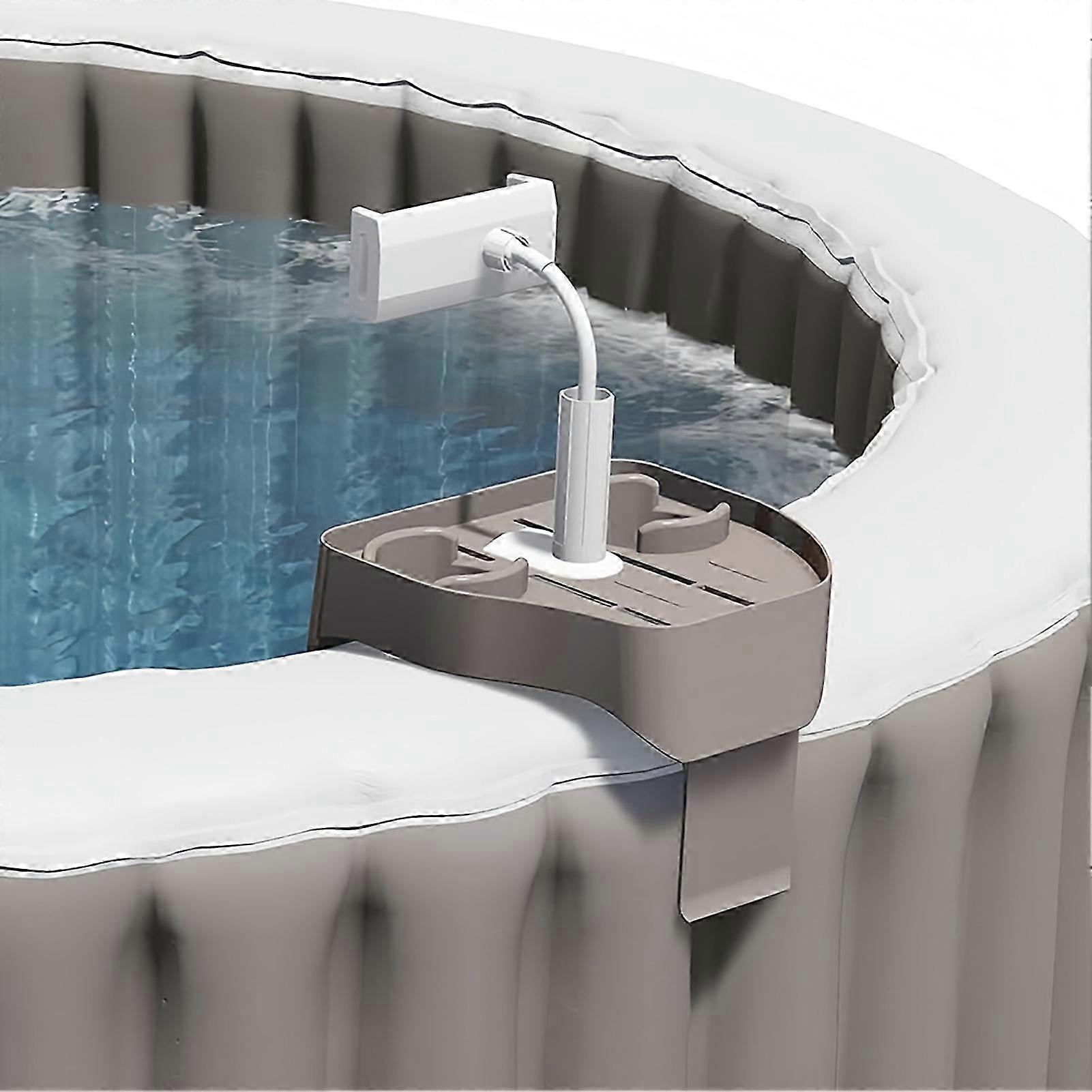 Adjustables Hot Tub Tray Table Multifunctional Easy Installation Summer Accessory