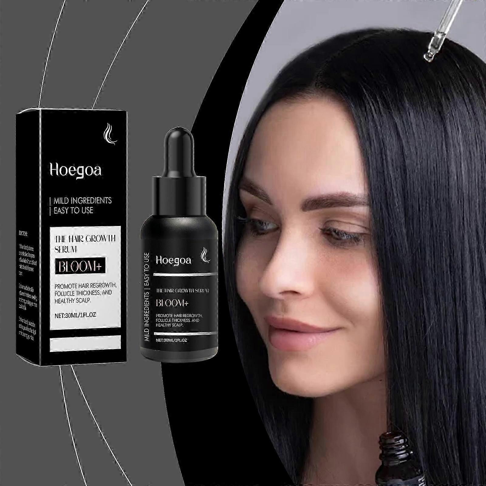 5% Biotin Hair Growth Serum - Anti Hair Loss Treatment with Rosemary & Ginseng for Men & Women, Thickening & Strengthening Formula for Damaged Hair