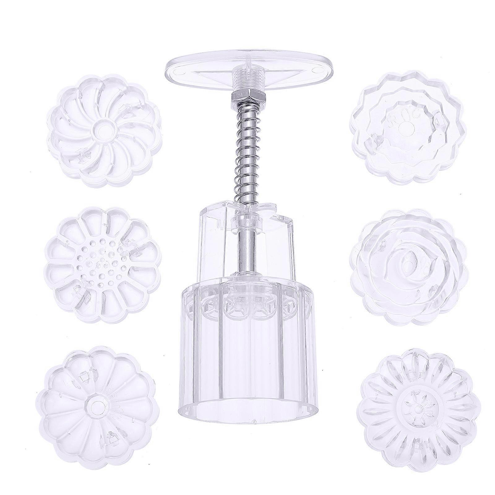 Transparent DIY Baking Molds Set For Kitchen Use And Hotel Use Featuring Creative Design And Rose Shape 1 Set