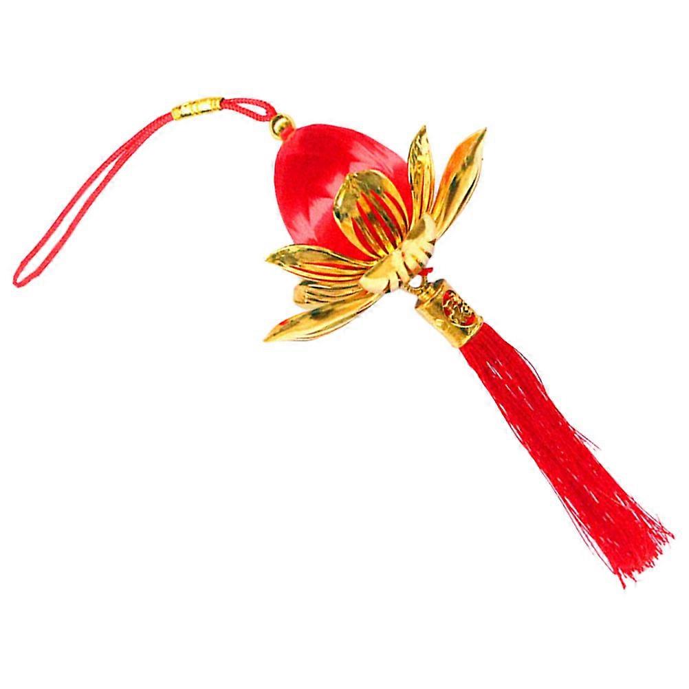 Chinese Lunar Year Hanging Decorations Ideal For Celebrating New Year In Stylish Lantern Shape Symbolizes Joy 1 Set