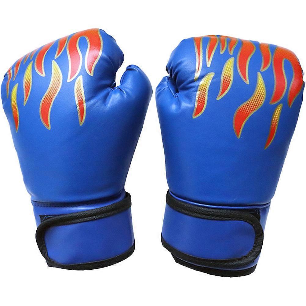 キッズキックボクシンググローブ3 8ユースボクシングトレーニンググローブタイパンチンググローブMMAグローブ1ペアレッド