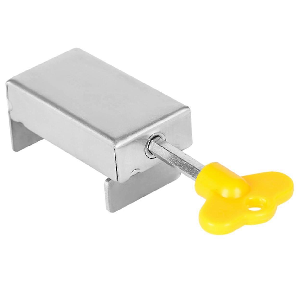 1Satz Window Security Lock for Sliding Doors Child Safety Device for Doors Install Without Drilling Durable Unauthorized Opening