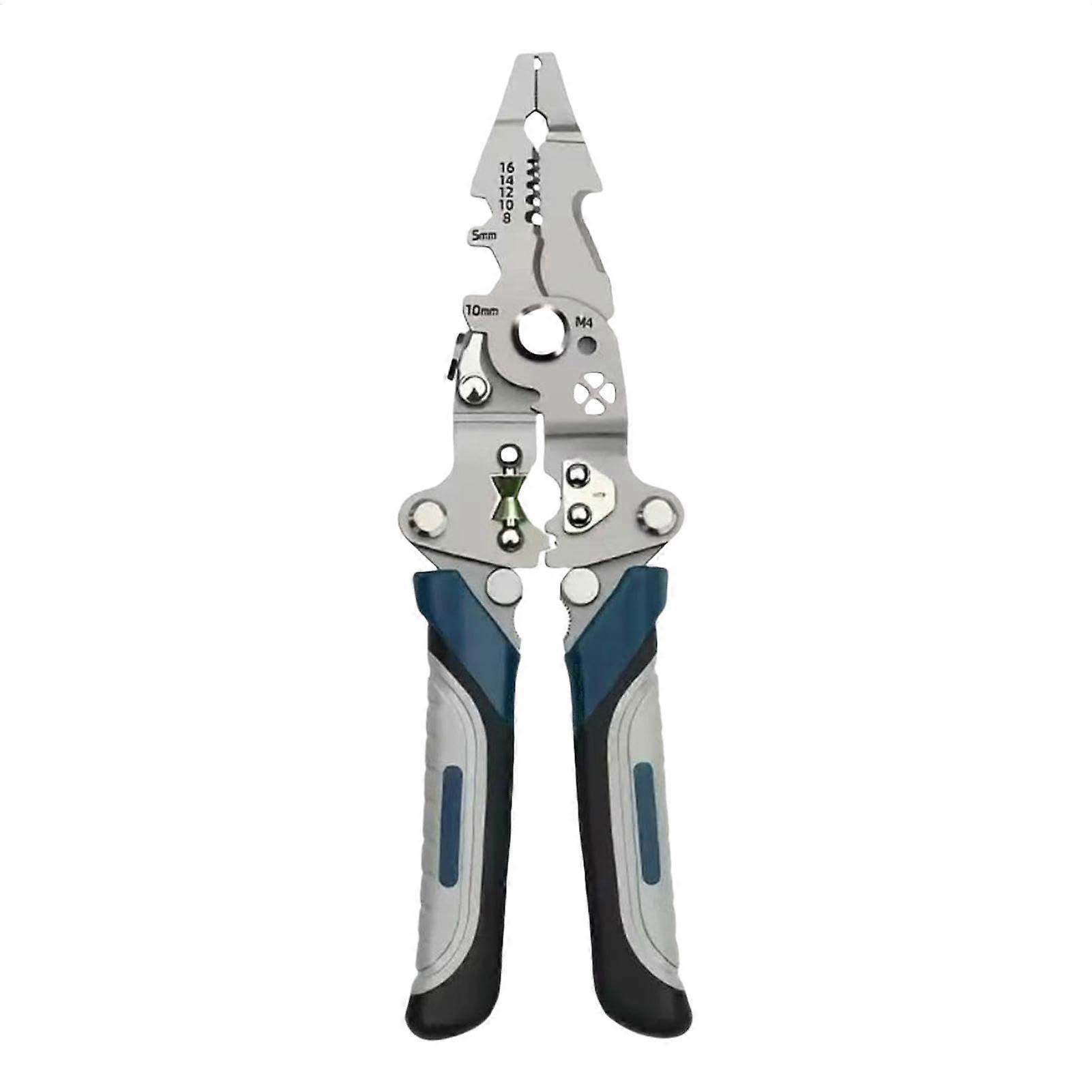 Foldable Wire Stripper Tool – 21-in-1 Electric Stripping Tool for Cutting Electrical Cables, Professional Design, Compact Size