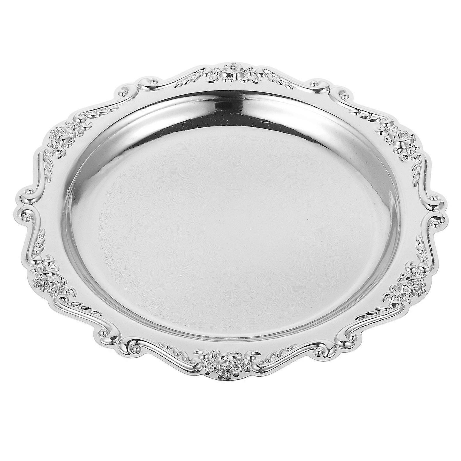 Serving Tray Elegant Party Serving Platter Tray For Serving Food Snacks Jewelry Display