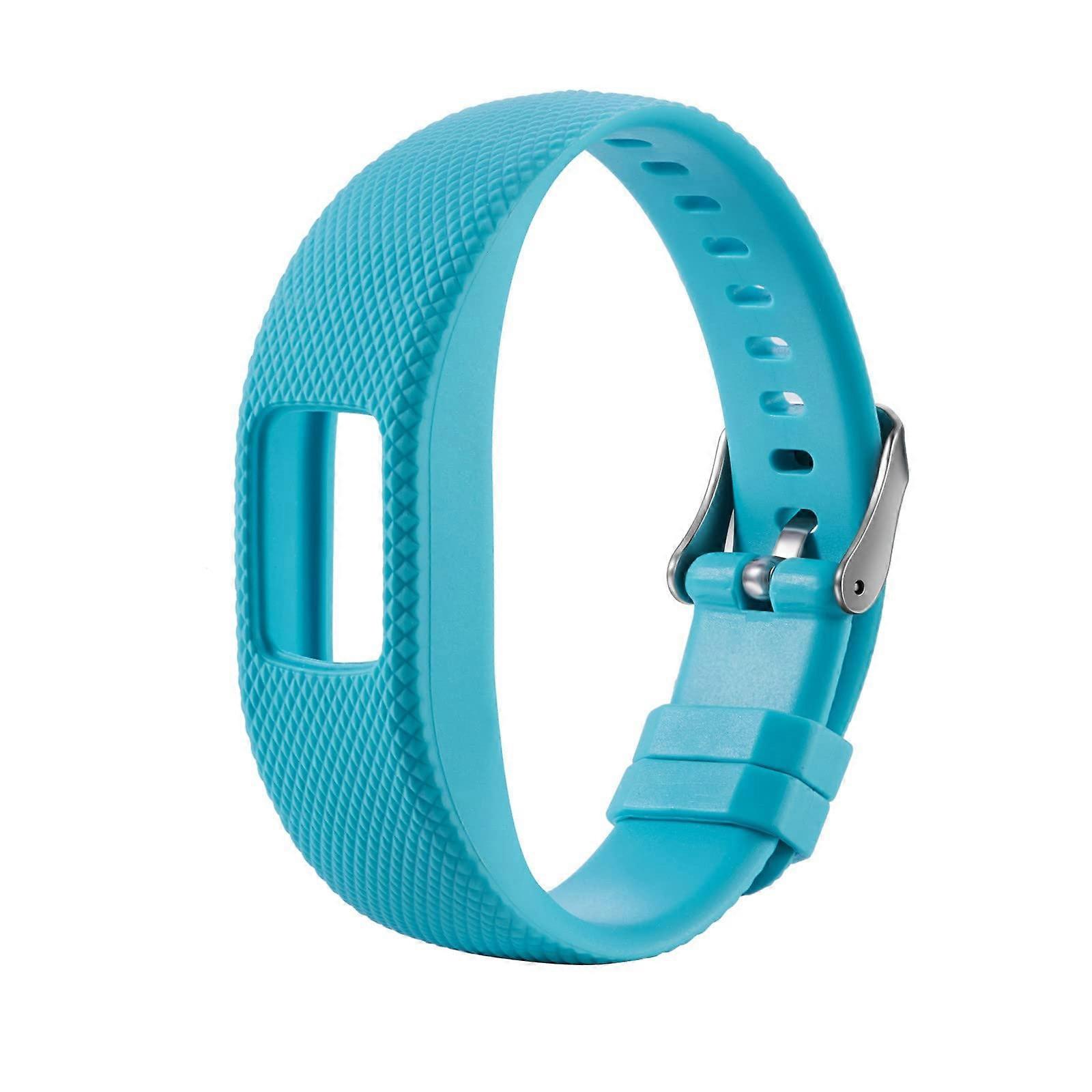 Sports Strap For Garmin Vivofit 4 - Silicone Wristband, Small, Blue, Replacement Strap Compatible With Vivofit 4 Smartwatch