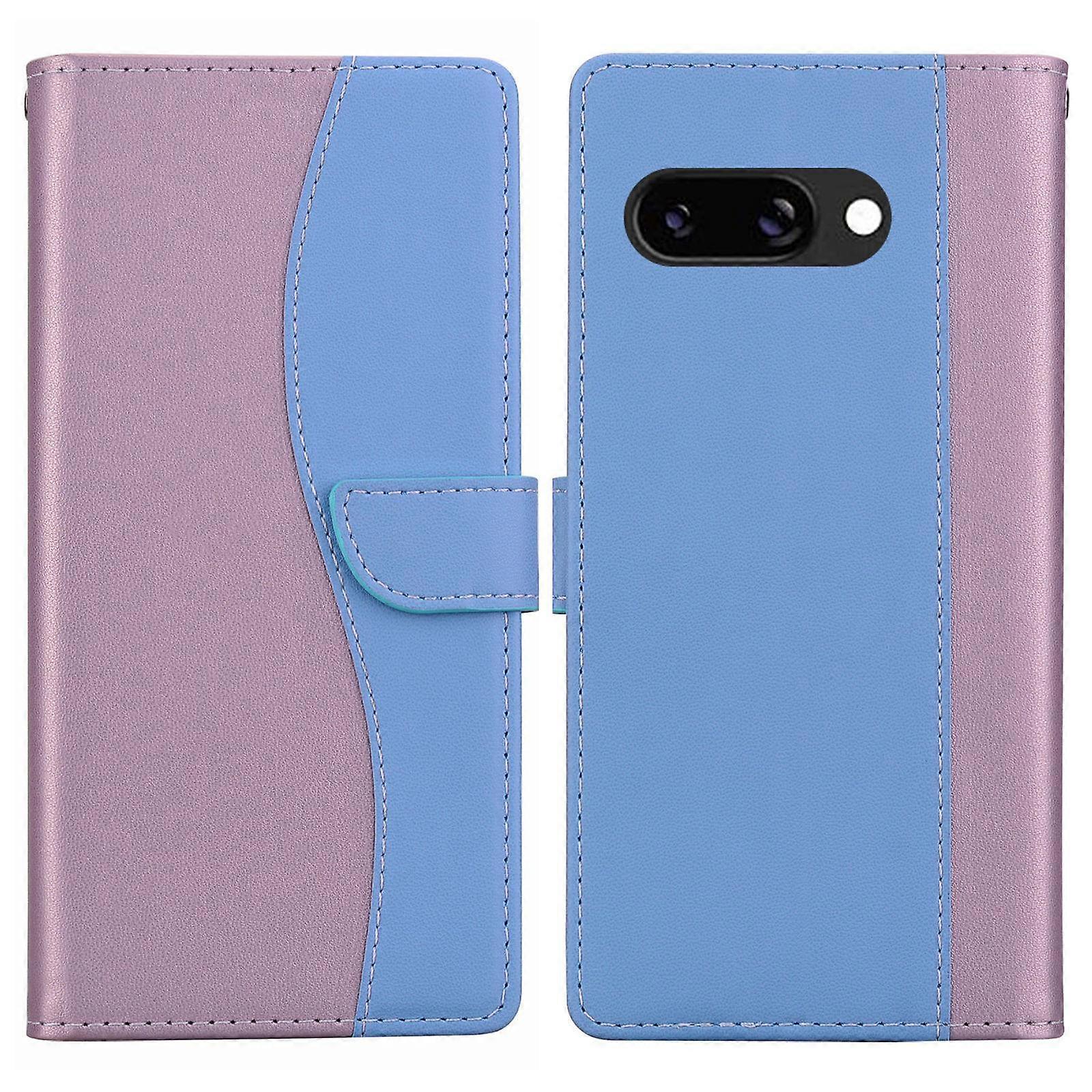 Embossed Two-Color Leather Phone Case