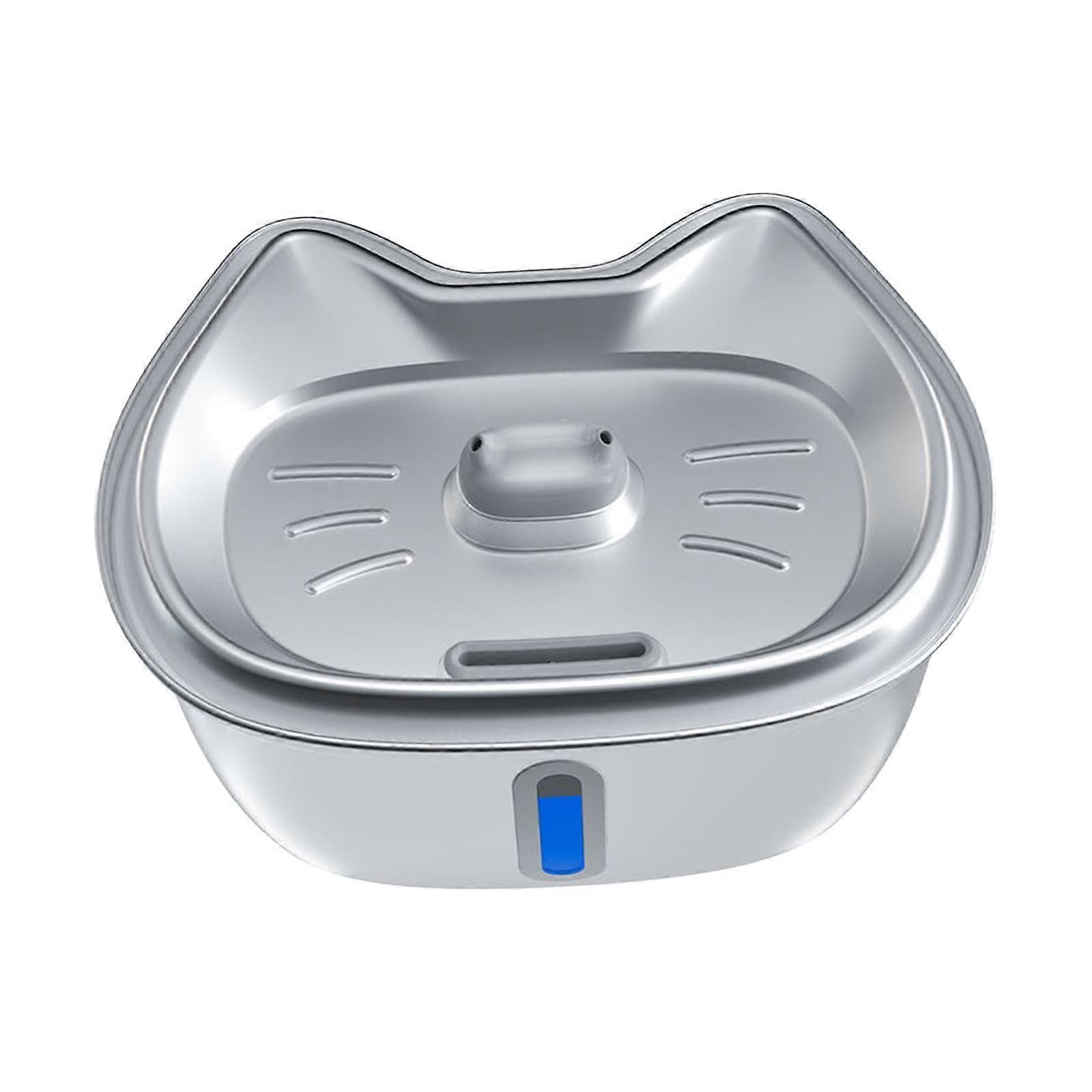 Pet Drinking Fountain for Dogs and Cats, 2.5L Water Bowl Dispenser, Quiet Design with Water Level Indicator and Flow Control