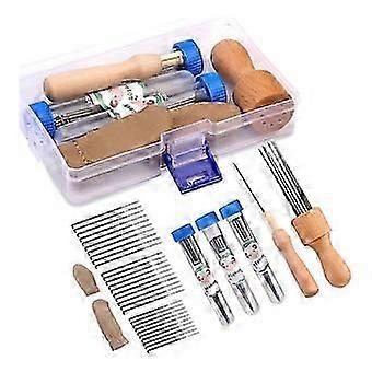 Wool Felting Needle Tools, Wool Felting Tool Kit with 3 Sizes Felting Needles and 1/8 Needle Wooden