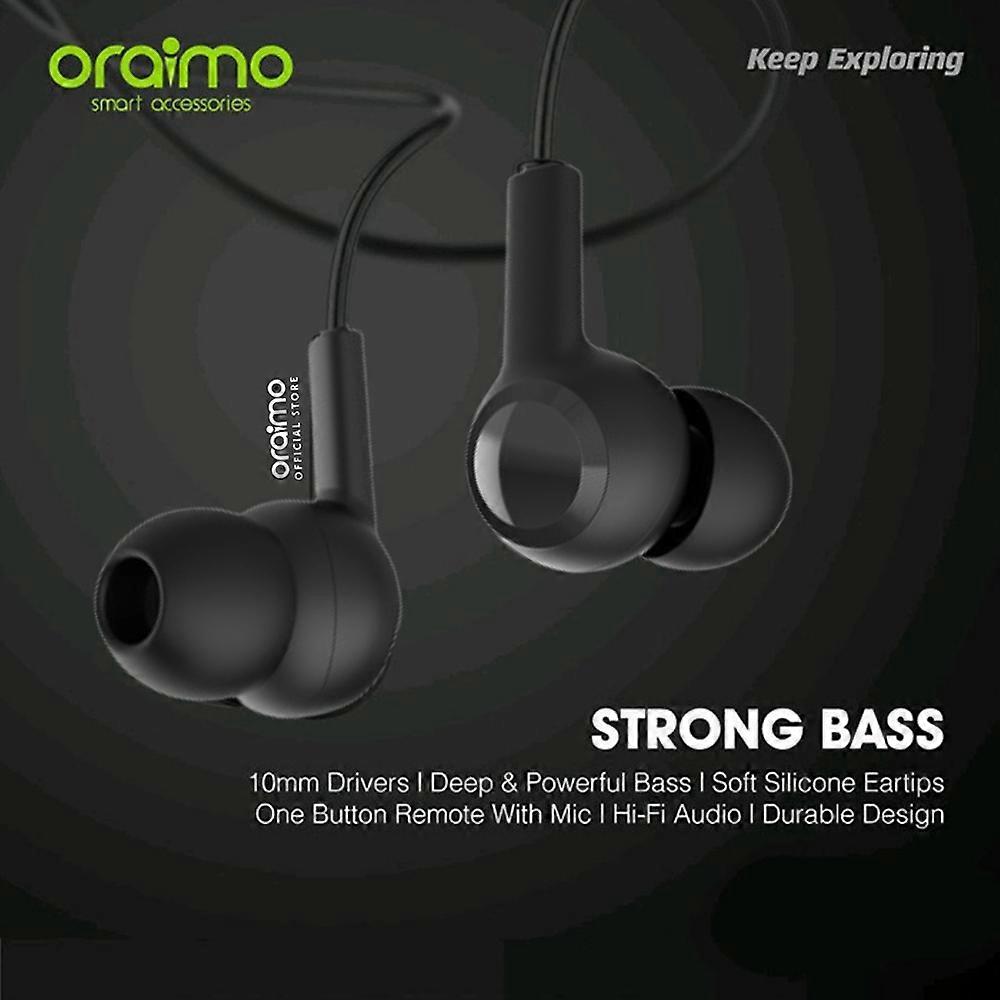 Oraimo Earphone OEP-E26 Black