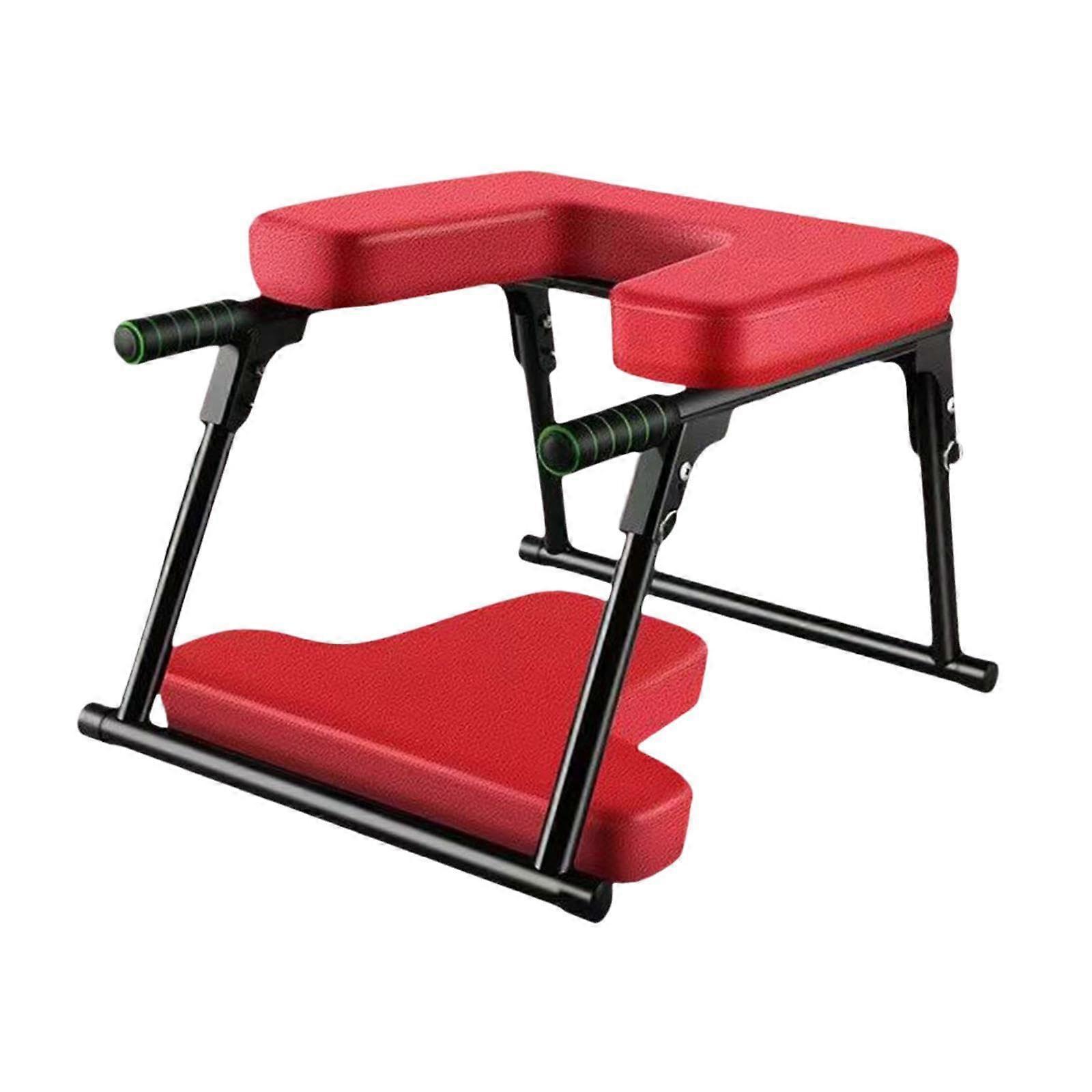 Yoga Headstand Bench Yoga Headstand Stool Foldable Inversion Chair Practice Head Stand with mat