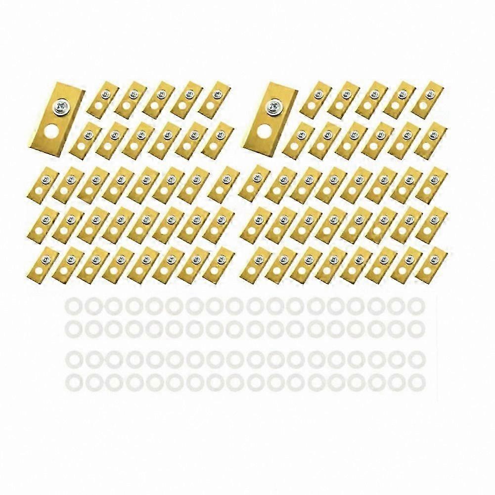 Silver Robotic Lawnmower Blades, 72 Pack, Compatible with All Series of Mammotion Luba and Yuka Models