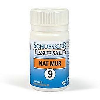 Schuessler No 9 Nat Mur Tissue Salts 125 Tablets - 2 Pack