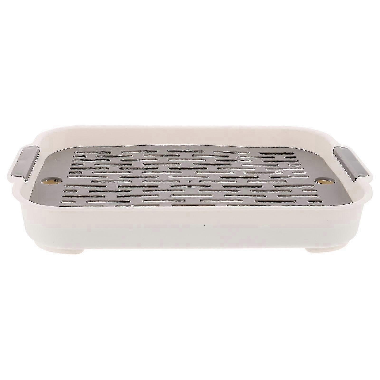 Rectangular Rabbit Litter Box for Hamster & Bunny Potty Training Toilet