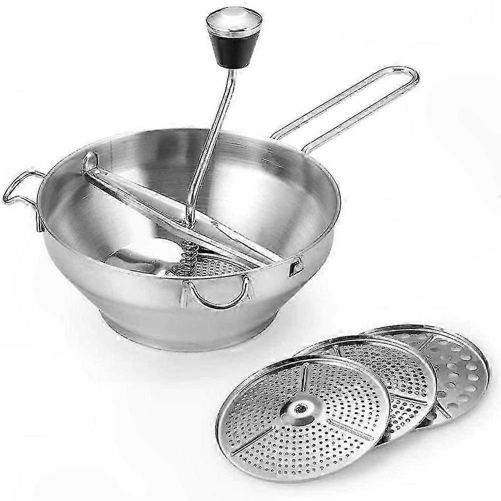 Multi-Function Stainless Steel Mixer for Baby Food, Vegetable, Fruit, Jam, and Potato Processing Device