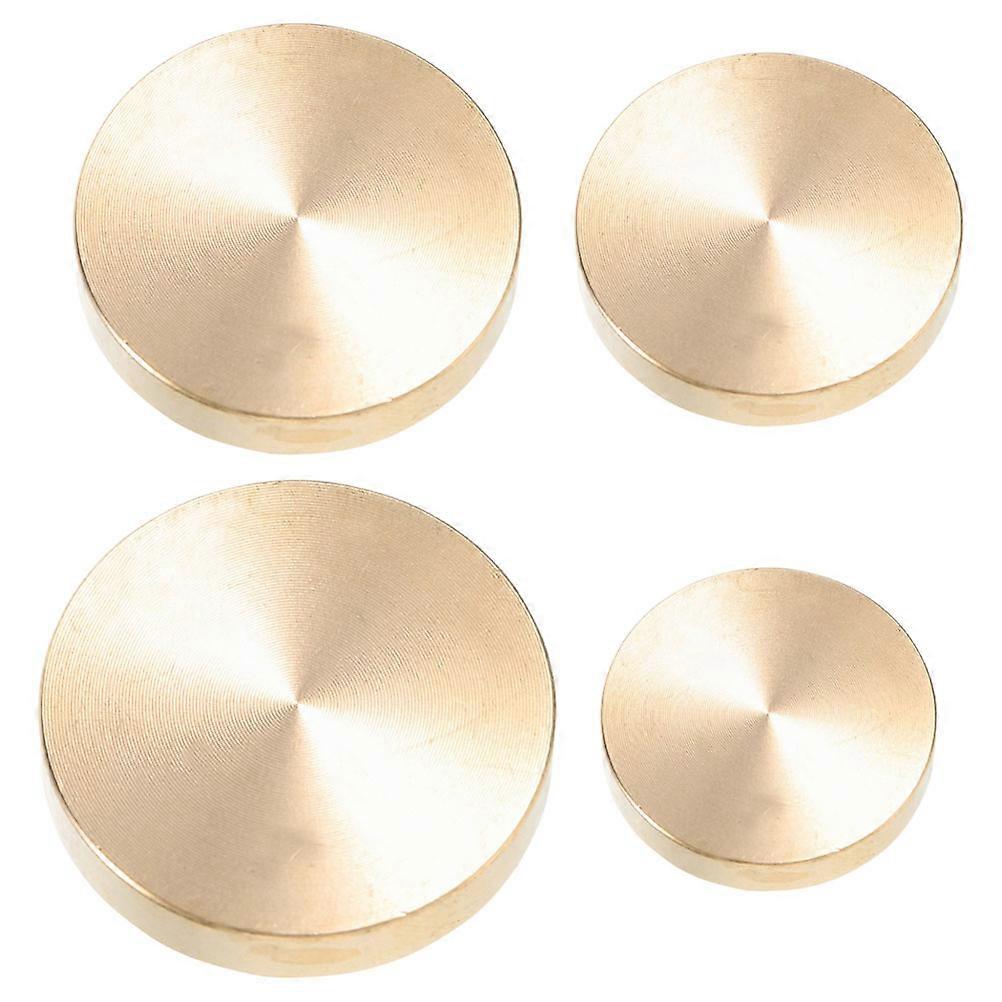 Wax Seal Stamp Retro Brass Wax Seal Stamp Head for Decoration 4Pcs