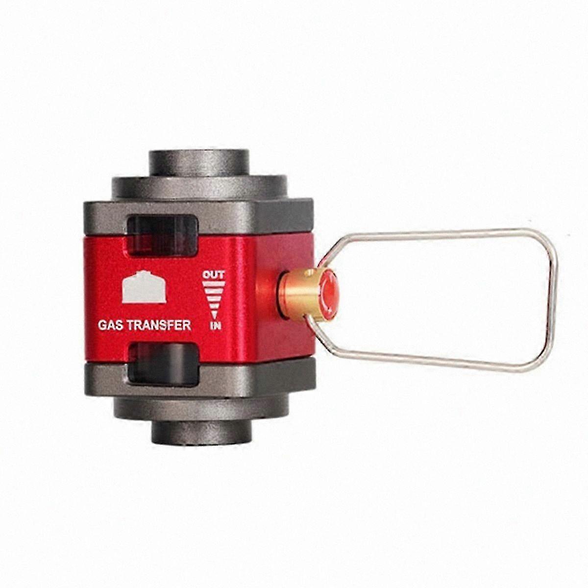 Camping Gas Tank Adapter with Visual Refill Valve for Outdoor Use