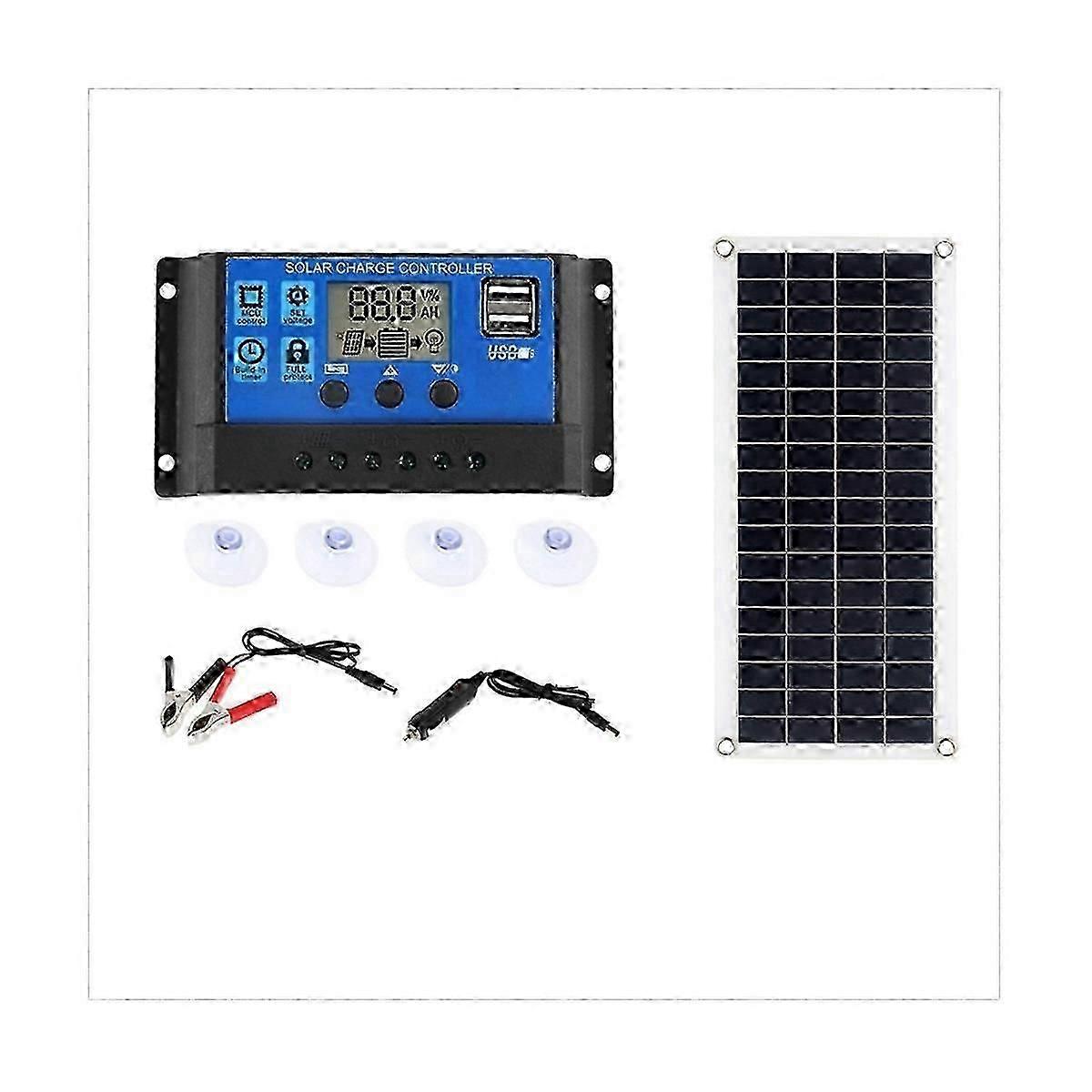 15W Solar Panel 12-18V Solar Cell Solar Panel compatible with Phone RV A