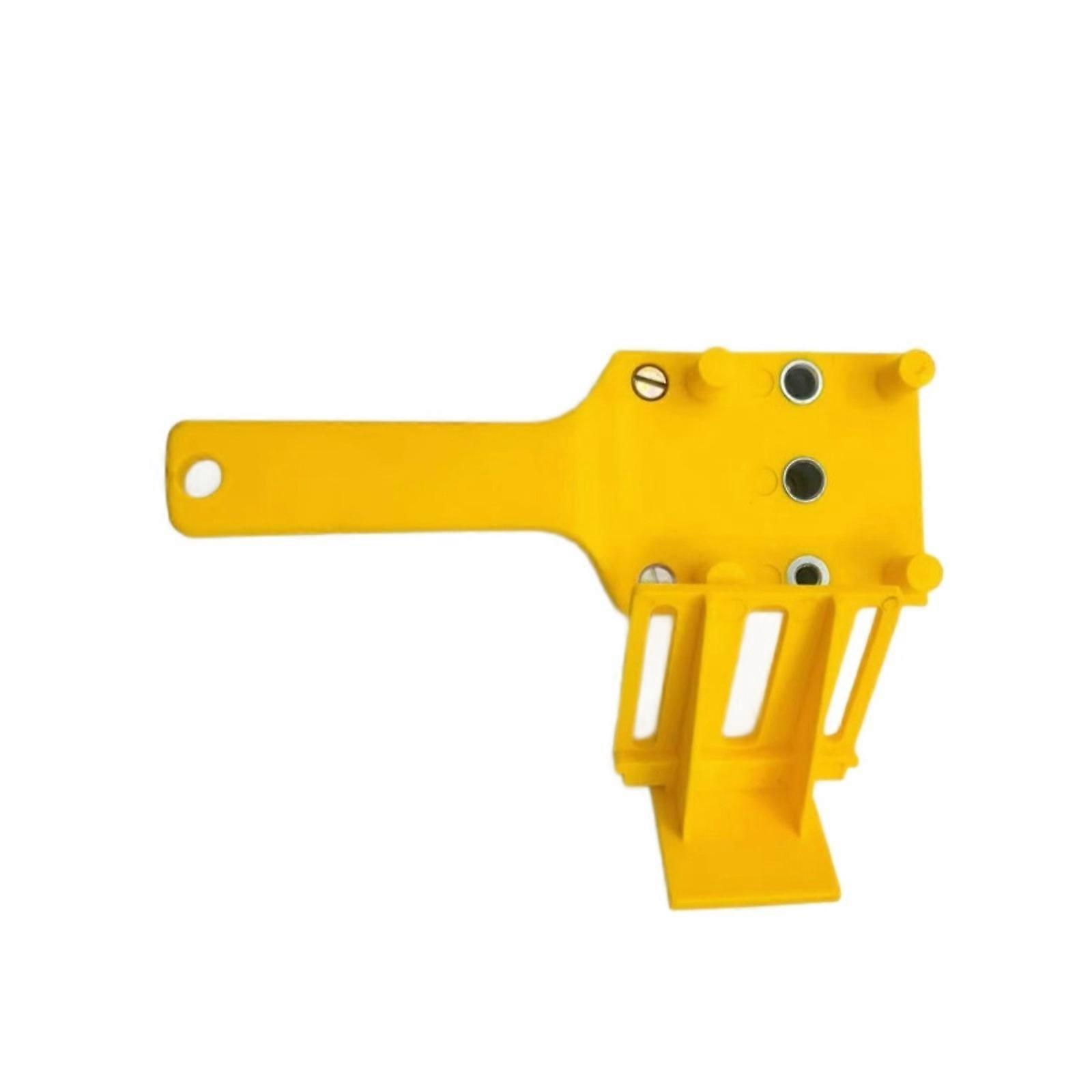 High Accuracy Plastic Drill Guide For Woodworkers Offering Effortless Operation And Long Time Durability  Yellow