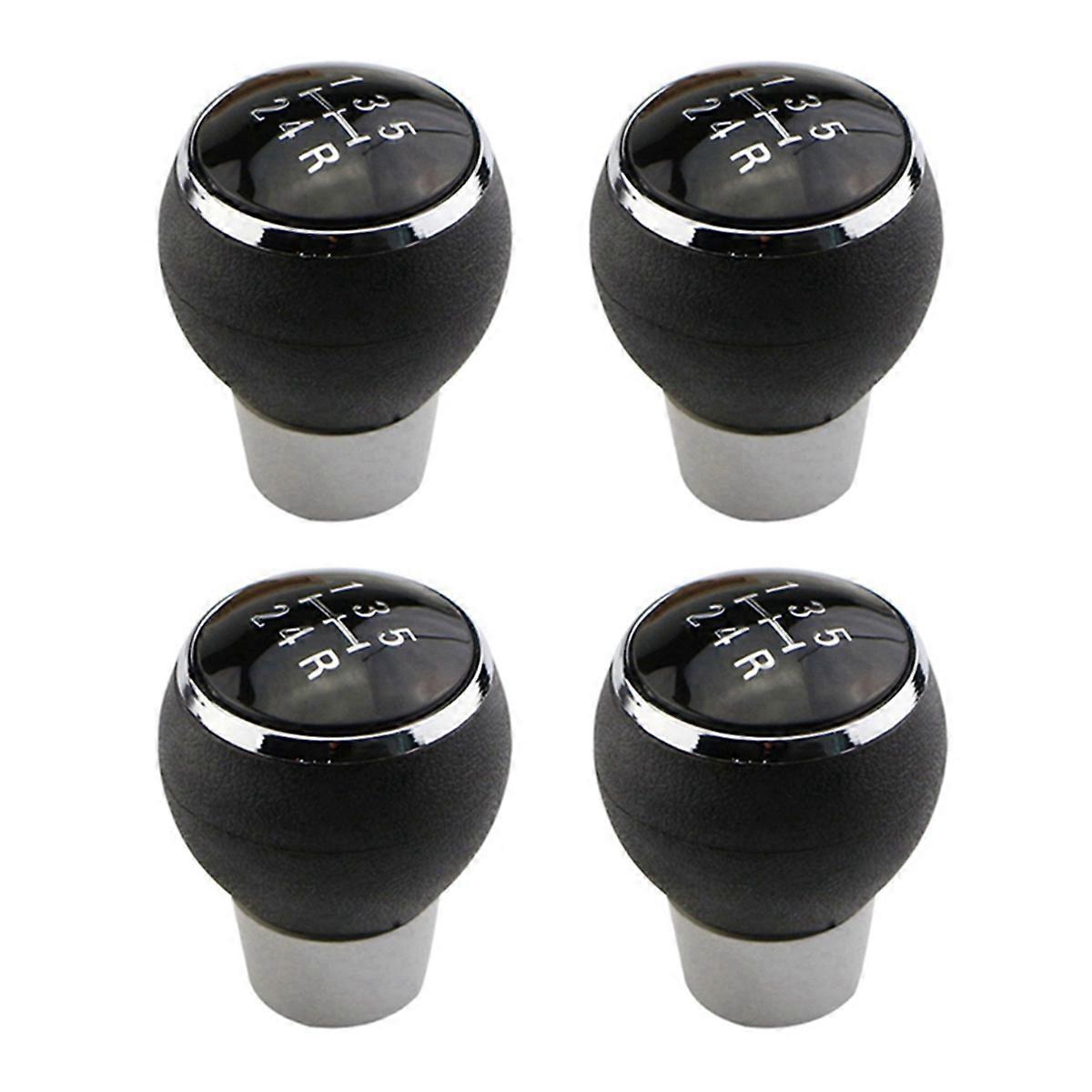 4X Car 5 Speed Gear Head Shift Knob MT Handball for EX ASX V3 V5 V6
