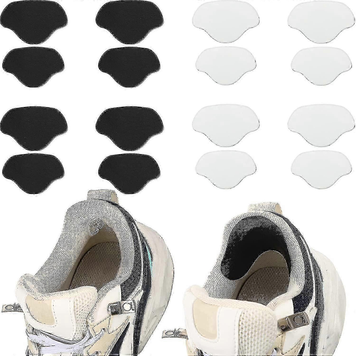 8 Pairs Of Self-adhesive Heel Anti-abrasion Hole Patches For Most Types Of Shoes