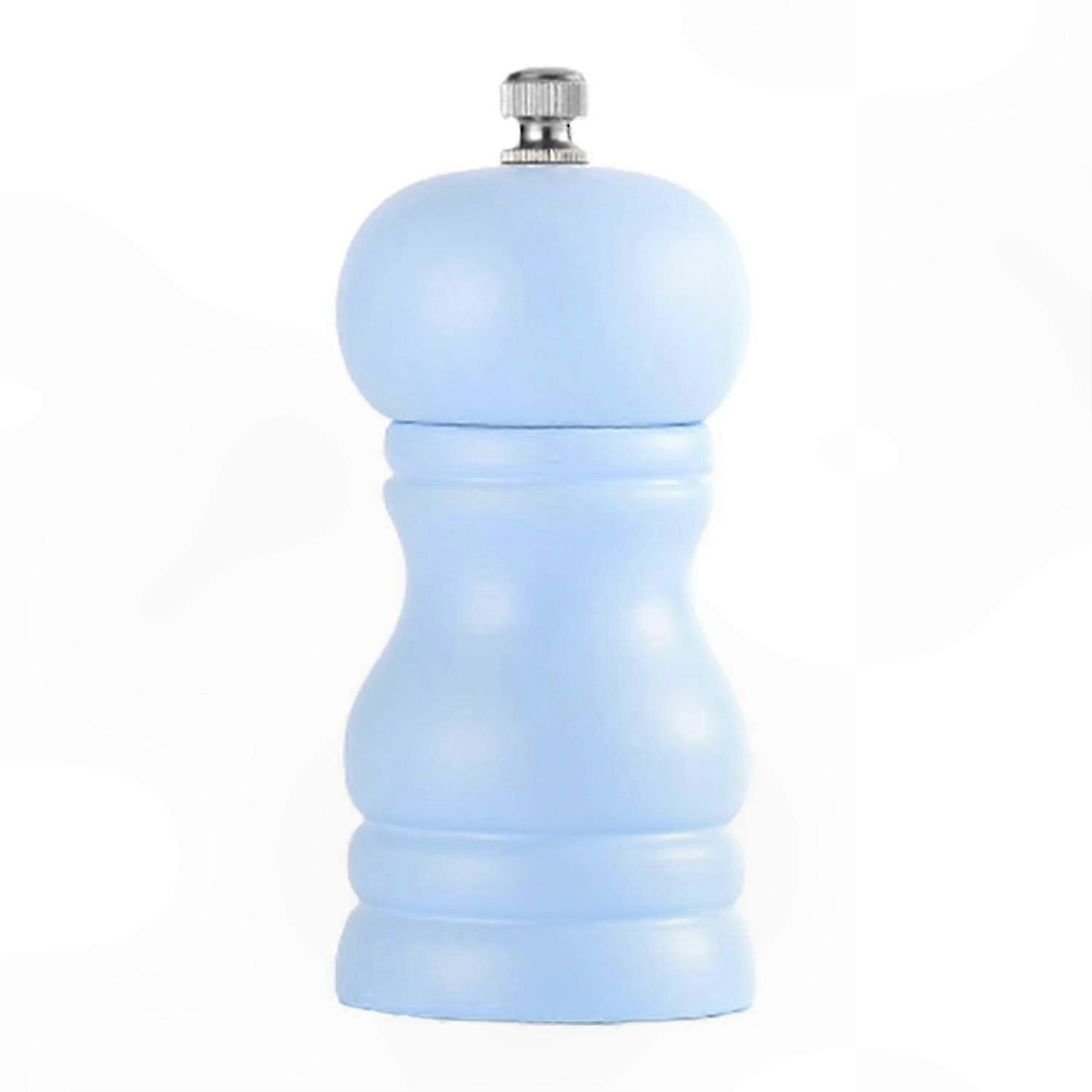 Wooden Salt and Pepper Mill Set with Adjustable Grind for Kitchen Use