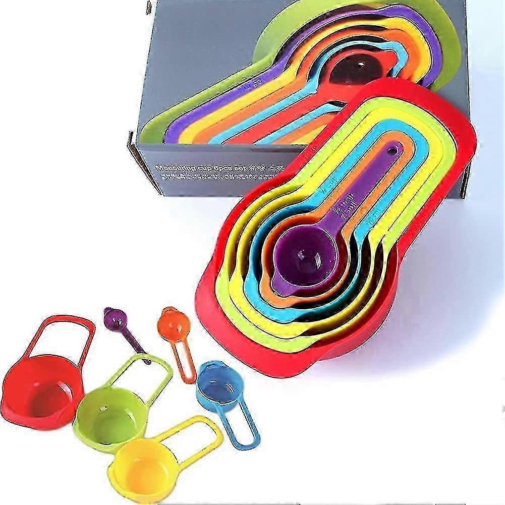 Kitchen Measuring Spoons Colorful Measuring Cups Spoons Set For Mea...