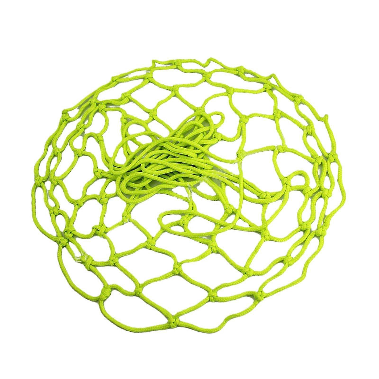 Foldable Mesh Sports Bags Large Capacity with Adjustable Strap for Basketball, 45cm Standard Net, 12 Hooks