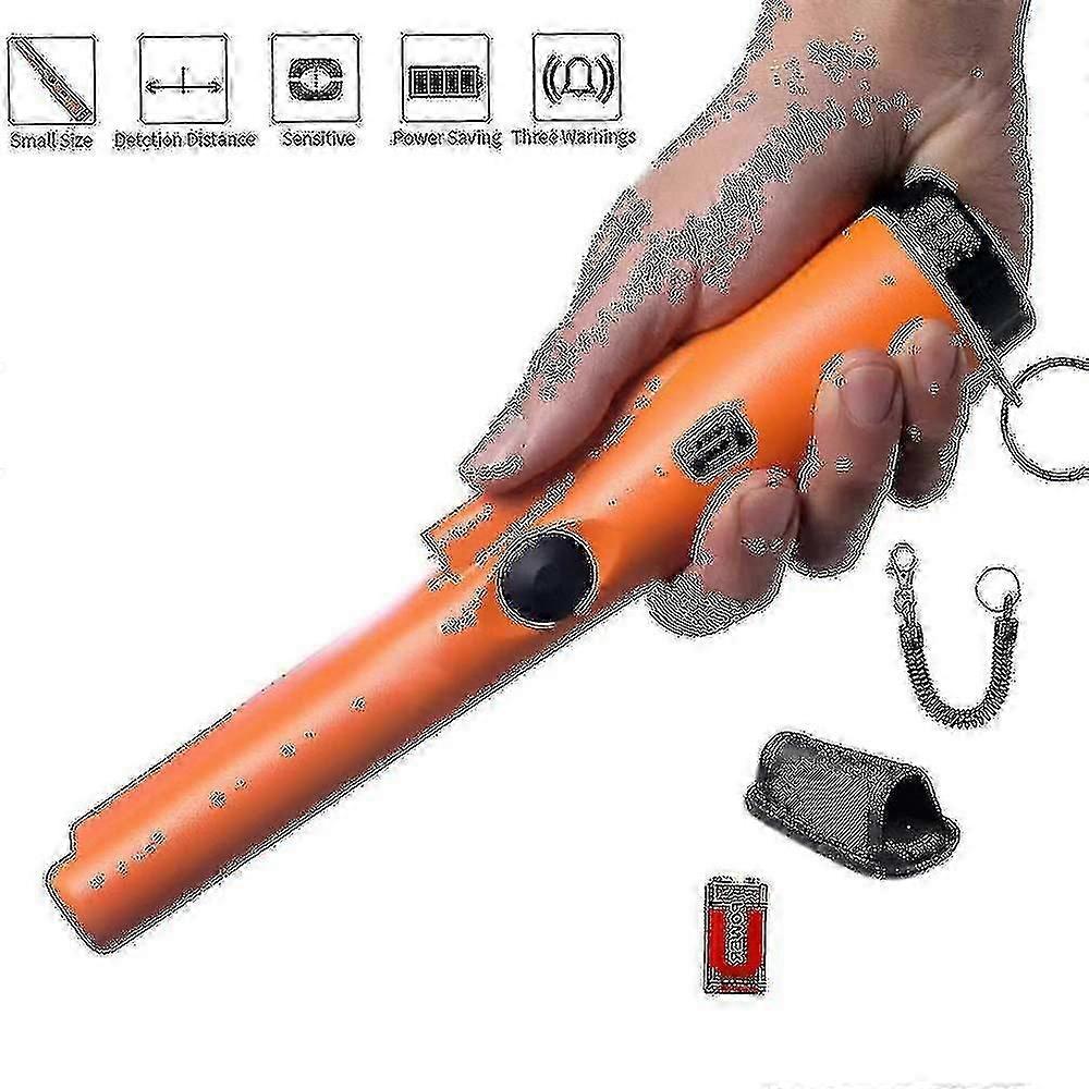 DHRS Metal Detector Pinpointer with Belt Holster and 9V Battery, Suitable for Both Kids and Adults
