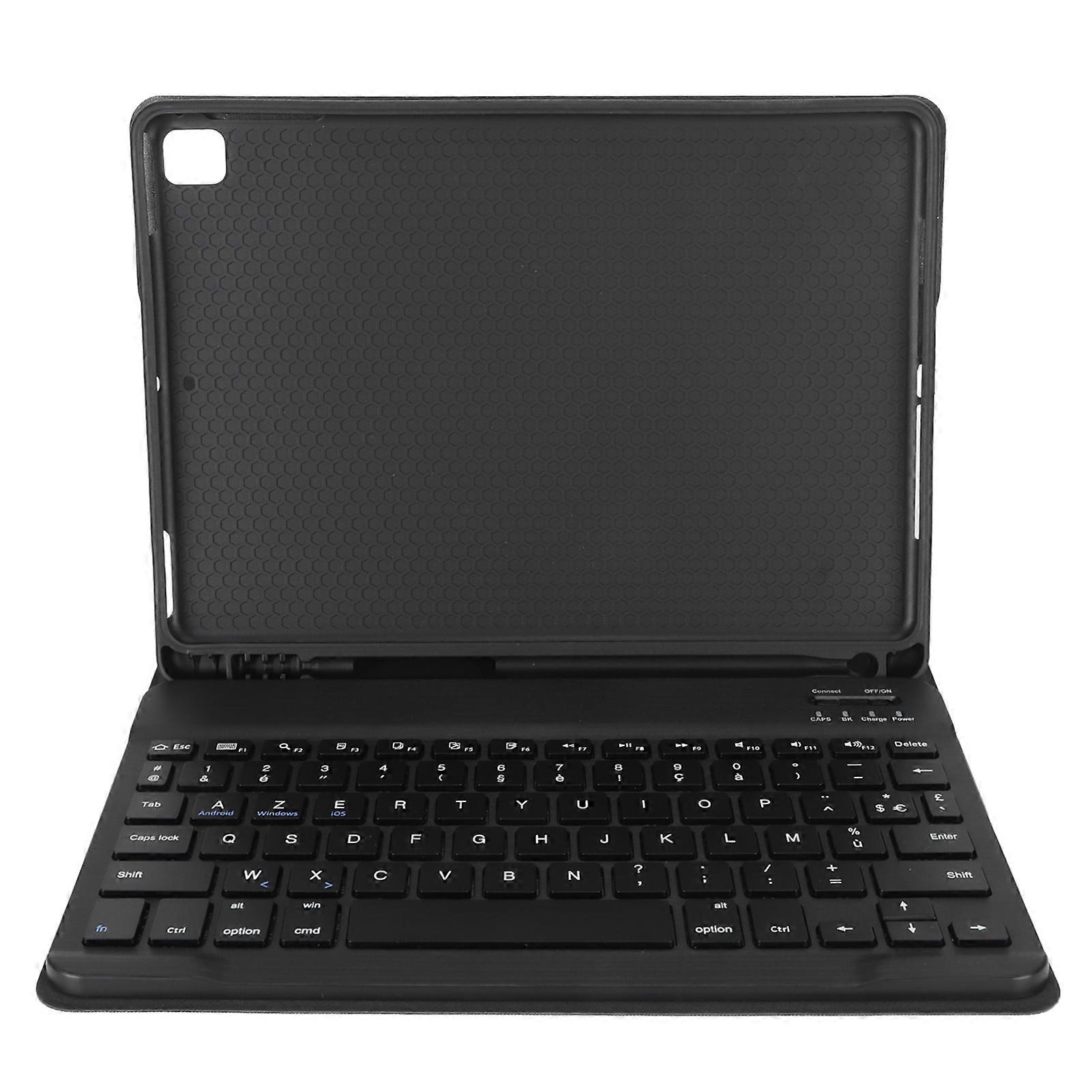 Detachable Bluetooth Keyboard Case Smart French for IOS Air Pro 9.7in Tablet with Pen Slot 